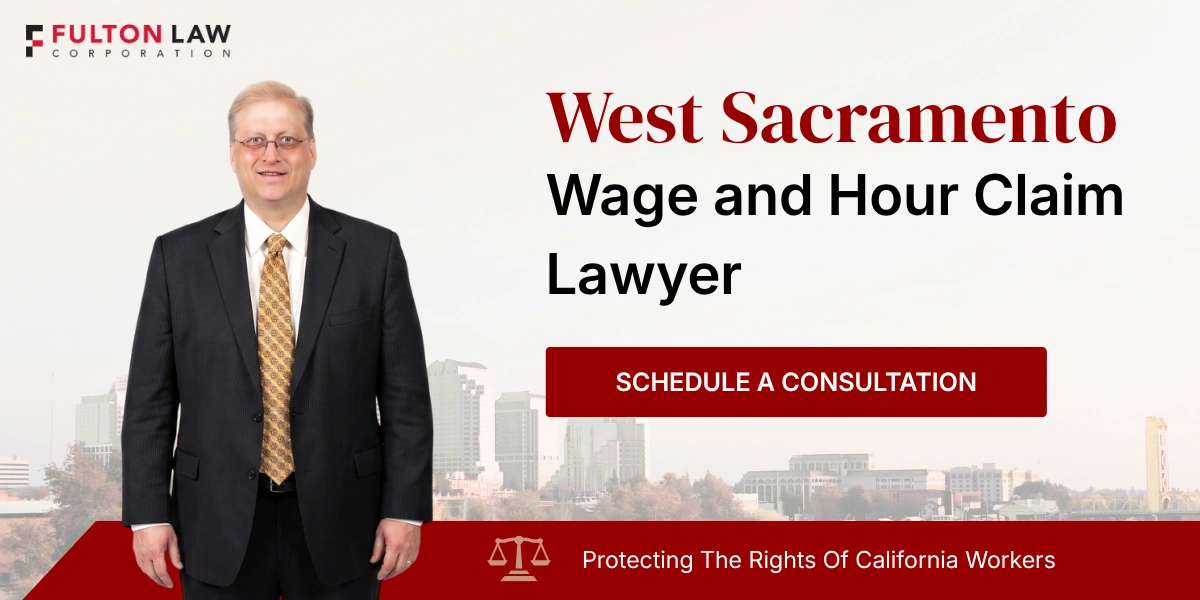 Top Rated West Sacramento Wage and Hour Claim Lawyer West Sacramento Wage and Hour Claim Lawyer